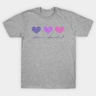 Admin Assitant Hearts Administrative Assistant T-Shirt